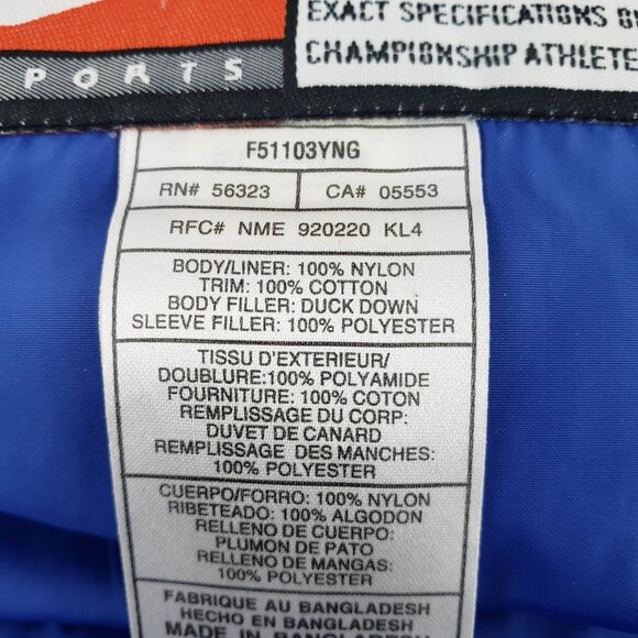 Vtg 90s Nike Jacket Men's XL Team Sports Florida Gators DUCK DOWN Puffer EUC - Picture 8 of 16